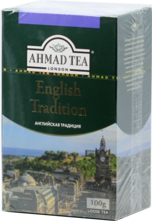 AHMAD TEA. Английская традиция 100 гр. карт.пачка