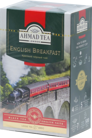 AHMAD TEA. Classic Taste. English Breakfast 100 гр. карт.пачка