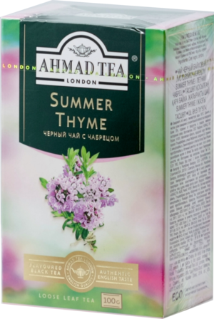 AHMAD TEA. Flavoured Collection. Summer Thyme 100 гр. карт.пачка