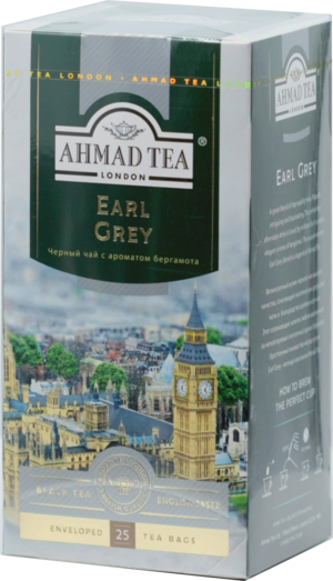 AHMAD TEA. Classic Taste. Earl Grey карт.пачка, 25 пак.