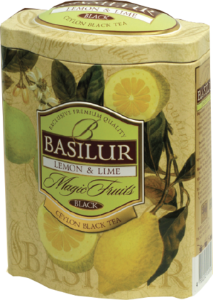 BASILUR. Лимон и лайм 100 гр. жест.банка