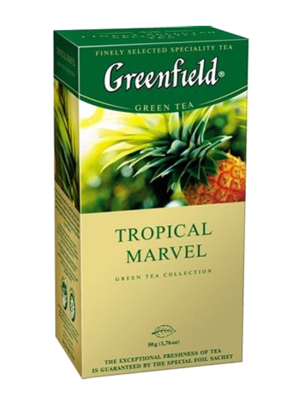 Greenfield. Tropical Marvel карт.пачка, 25 пак.