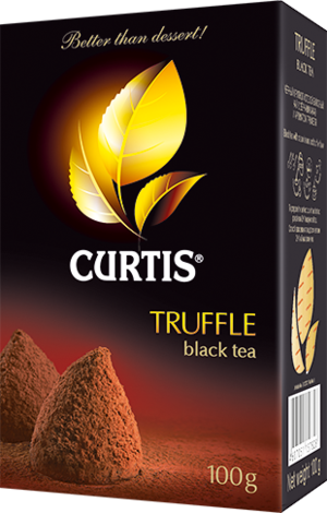 CURTIS. Truffle Black Tea 100 гр. карт.пачка