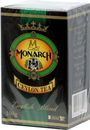 Монарх. Ceylon tea 100 гр. карт.пачка