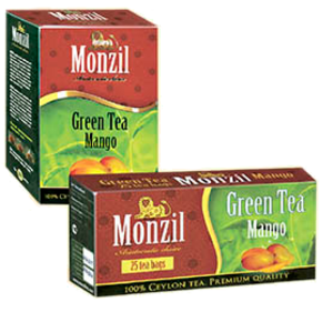 Monzil. Зеленый с манго 100 гр. карт.пачка