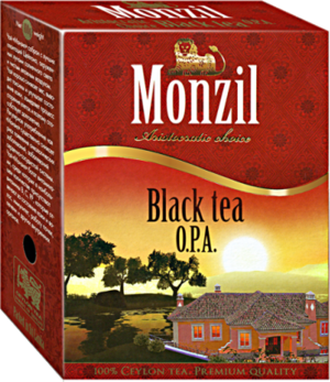 Monzil. OPA черный  100 гр. карт.пачка