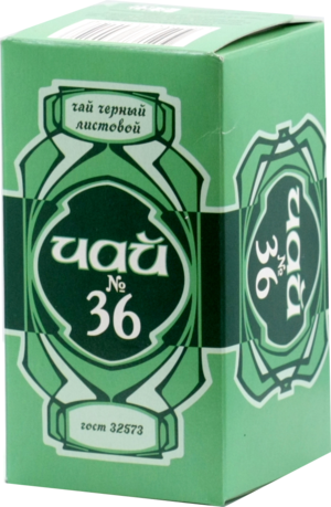 Московская чайная фабрика. №36 100 гр. карт.пачка