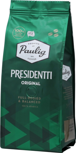 PAULIG. Президент (зерновой) 250 гр. мягкая упаковка