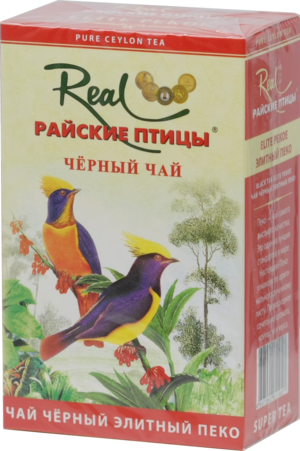Real «Райские птицы». ПЕКО (черный) 100 гр. карт.пачка