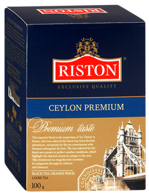 RISTON. Ceylon Premium 100 гр. карт.пачка