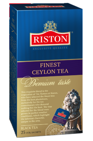 RISTON. Finest Ceylon Tea карт.пачка, 25 пак.