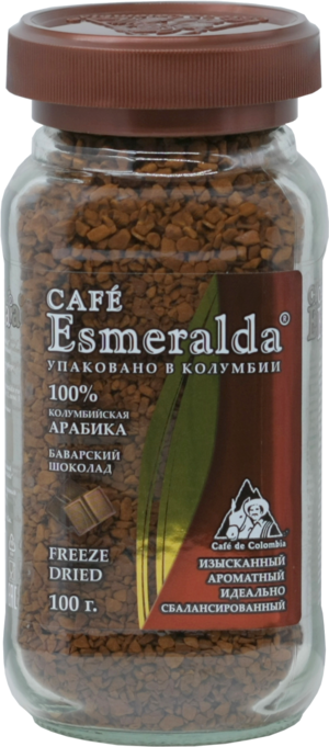 Cafe Esmeralda. Баварский шоколад 100 гр. стекл.банка