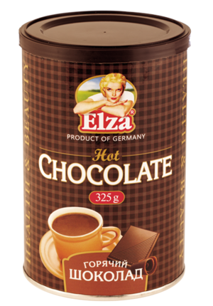ELZA. Горячий шоколад 325 гр. банка (композит)