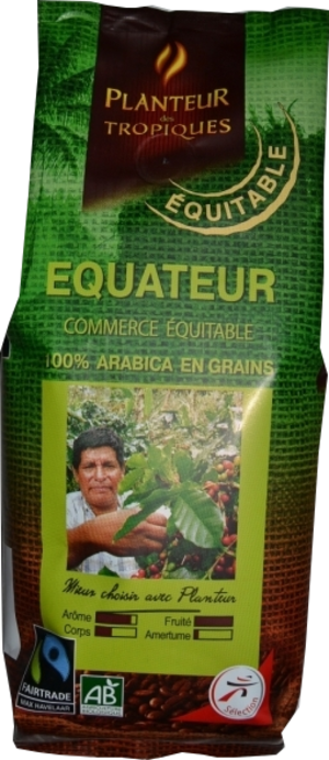 Planteur des Tropiques. Equateur зерновой 250 гр. мягкая упаковка