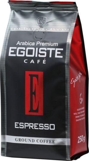 EGOISTE. Espresso (молотый) 250 гр. мягкая упаковка