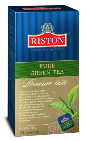 RISTON. Pure Green Tea карт.пачка, 25 пак.