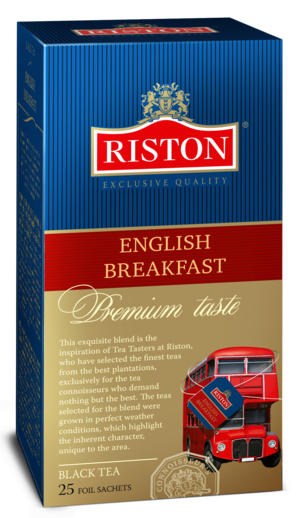RISTON. English breakfast карт.пачка, 25 пак.