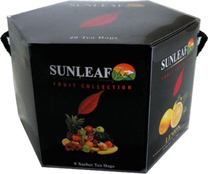 SUNLEAF. Fruit collection 96 гр. жест.банка, 48 пак.