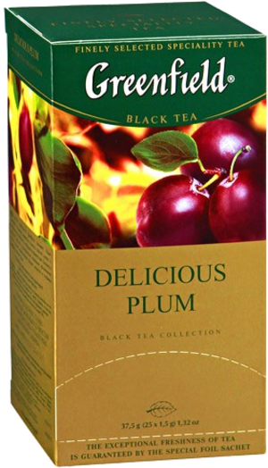 Greenfield. Delicious Plum карт.пачка, 25 пак.
