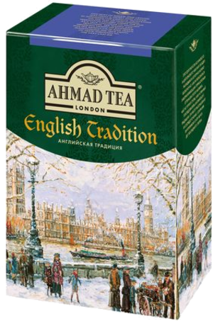 AHMAD TEA. Английская традиция 200 гр. карт.пачка