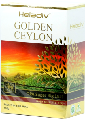 Heladiv. Golden Ceylon OPA Super Big Leaf 100 гр. карт.пачка