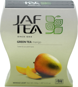JAF TEA. Зеленый. Манго 100 гр. карт.пачка