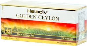 Heladiv. Golden Ceylon Black Vintage карт.пачка, 25 пак.