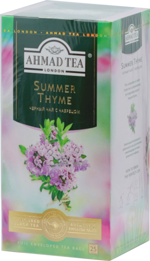 AHMAD TEA. Flavoured Collection. Summer Thyme 45 гр. карт.пачка, 25 пак.