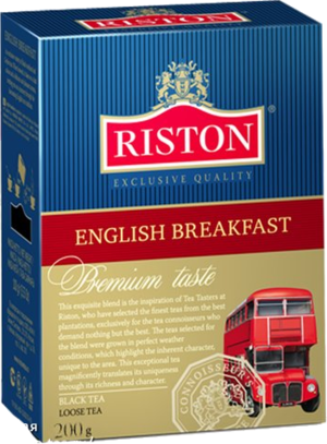 RISTON. English breakfast 200 гр. карт.пачка