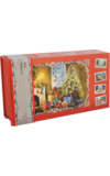 ИМЧ. Новый год. Елка у камина (красная) 75 гр. карт.шкатулка
