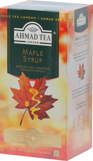 AHMAD TEA. Flavoured Collection. Maple Syrup 50 гр. карт.пачка, 25 пак.