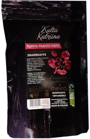 Kulta Katriina. Tumma Paahto Papu 175 гр. мягкая упаковка
