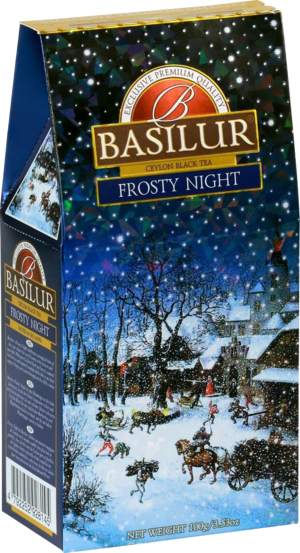 BASILUR. Новый год. Frosty Night/Морозная Ночь 100 гр. карт.пачка