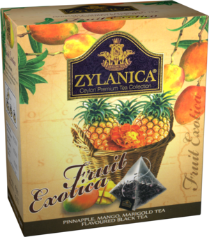 ZYLANICA. Fruit Exotica (ананас и манго) 40 гр. карт.пачка, 20 пак.