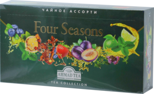 AHMAD TEA. Чайное ассорти Four Seasons карт.пачка, 90 пак.