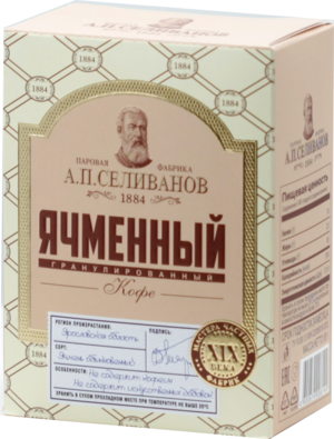 А.П. Селиванов. Ячменный кофе 85 гр. карт.пачка