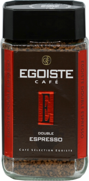 EGOISTE. Espresso Double 100 гр. стекл.банка