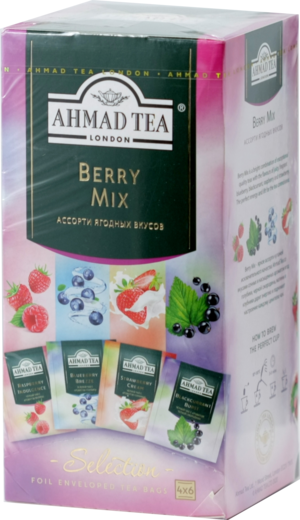 AHMAD TEA. Flavoured Collection. Berry Mix карт.пачка, 24 пак.