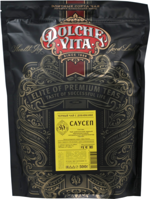 Dolche Vita. Premium Tea. Саусеп (черный) 500 гр. мягкая упаковка