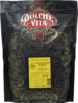 Dolche Vita. Premium Tea. Королевское манго 500 гр. мягкая упаковка