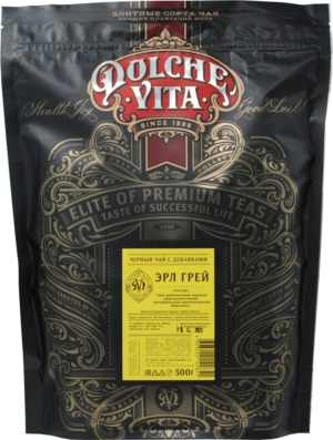 Dolche Vita. Premium Tea. Бергамот (черный) 500 гр. мягкая упаковка