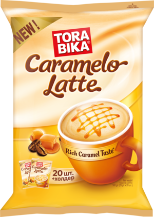 TORABIKA Cappuccino. Caramelo Latte мягкая упаковка, 20 пак.