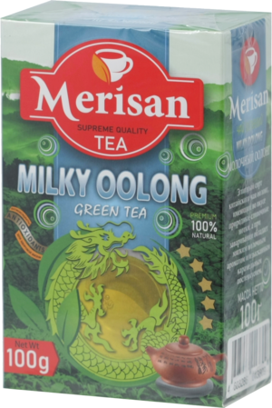 Merisan. Зеленый. Молочный оолонг 100 гр. карт.упаковка