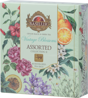 BASILUR. Ассорти Vintage Blossoms II карт.упаковка, 40 пак.