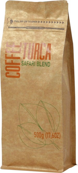 COFFEE TURCA. Safari Blend (зерновой) 500 гр. мягкая упаковка