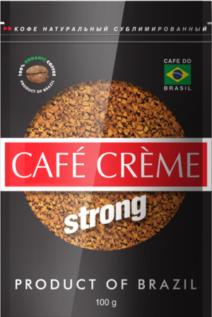 CAFE CREME. Strong 95 гр. мягкая упаковка