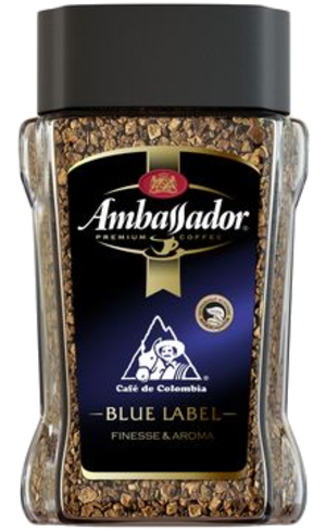 Ambassador. BLUE LABEL 100 гр. стекл.банка