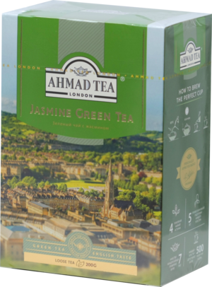 AHMAD. Jasmine Green tea 200 гр. карт.пачка