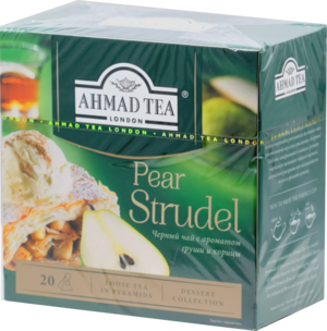 AHMAD. Pear Strudel/Грушевый штрудель карт.пачка, 20 пирамидки