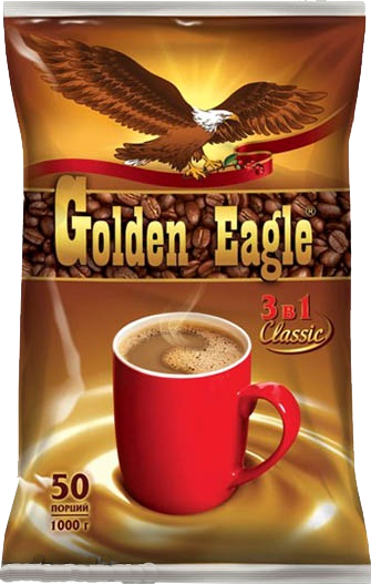 Golden Eagle. Classic 3 в 1 1 кг. мягкая упаковка, 50 пак.